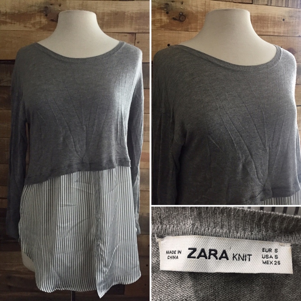 Zara Knit Women’s Long Sleeve Dress Size S